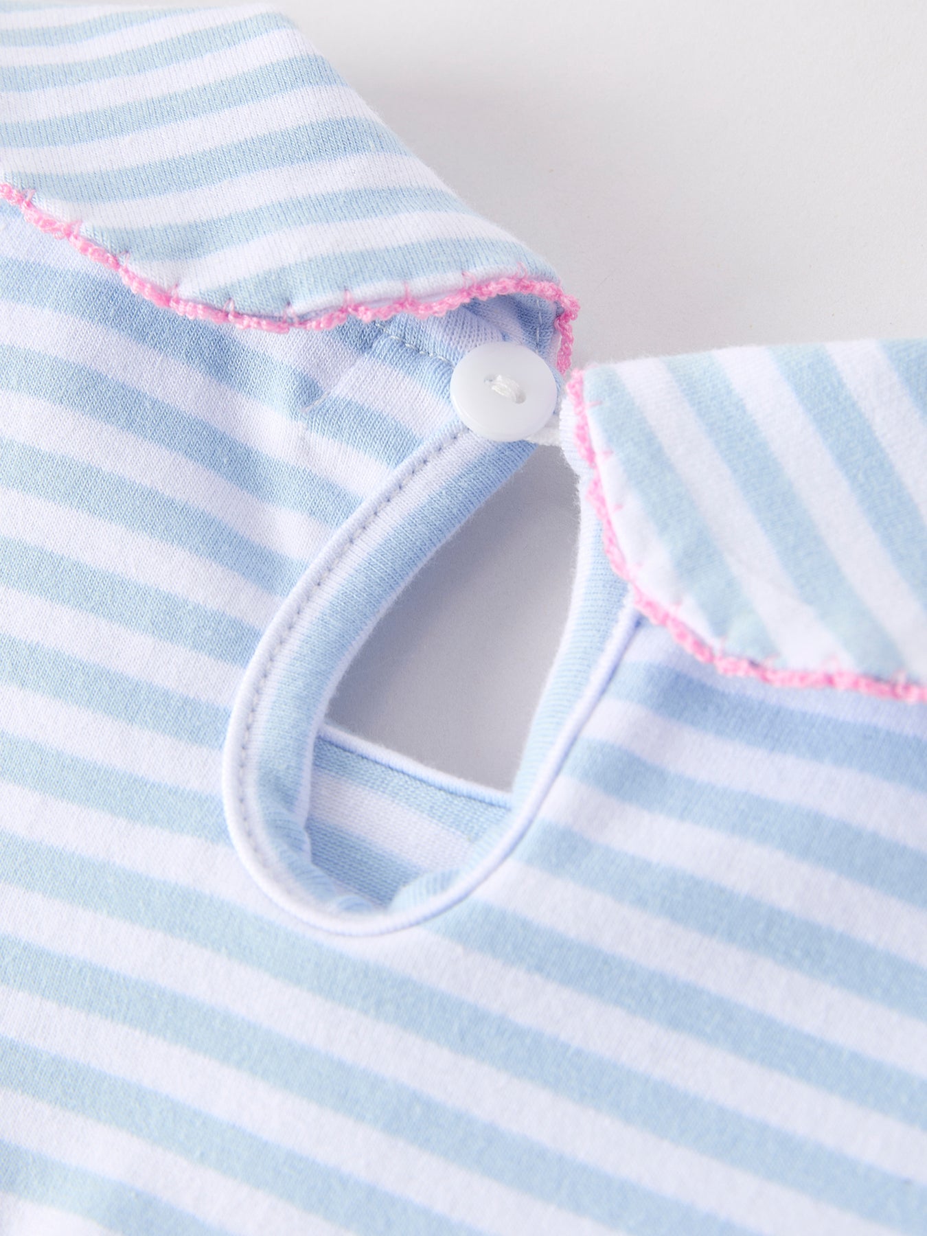 Back To School Girls Stripe Pencil Applique Bow Dress