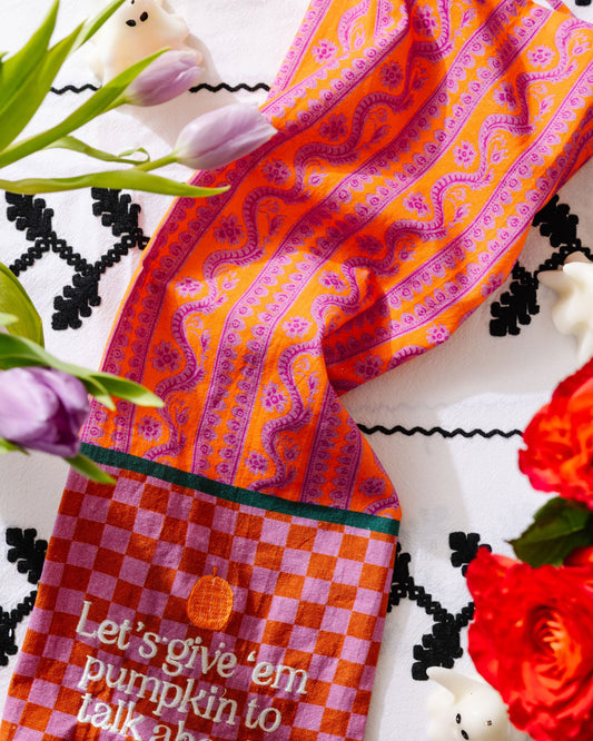 Pumpkin To Talk About Dish Towel