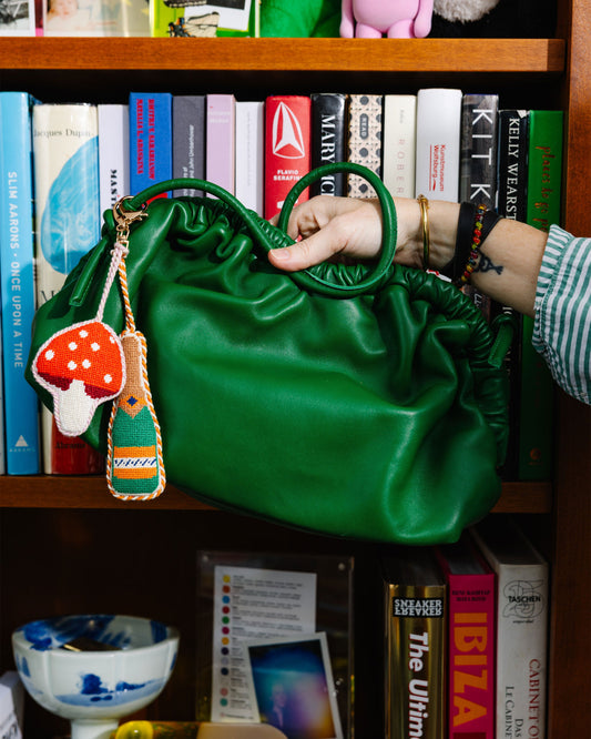Champagne Bottle - Bag Charm