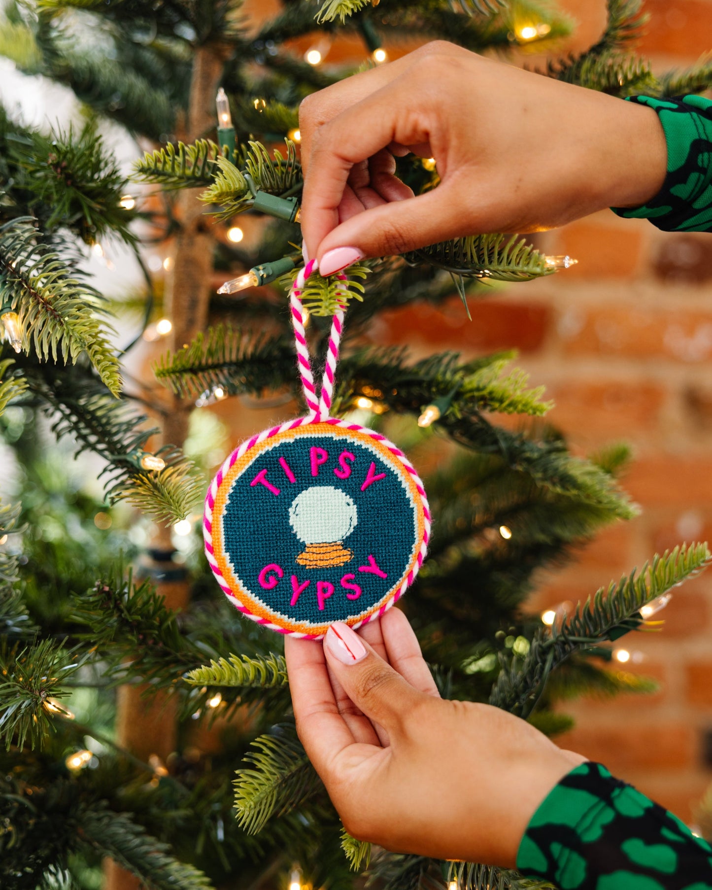 Needlepoint Ornament - Tipsy Gypsy