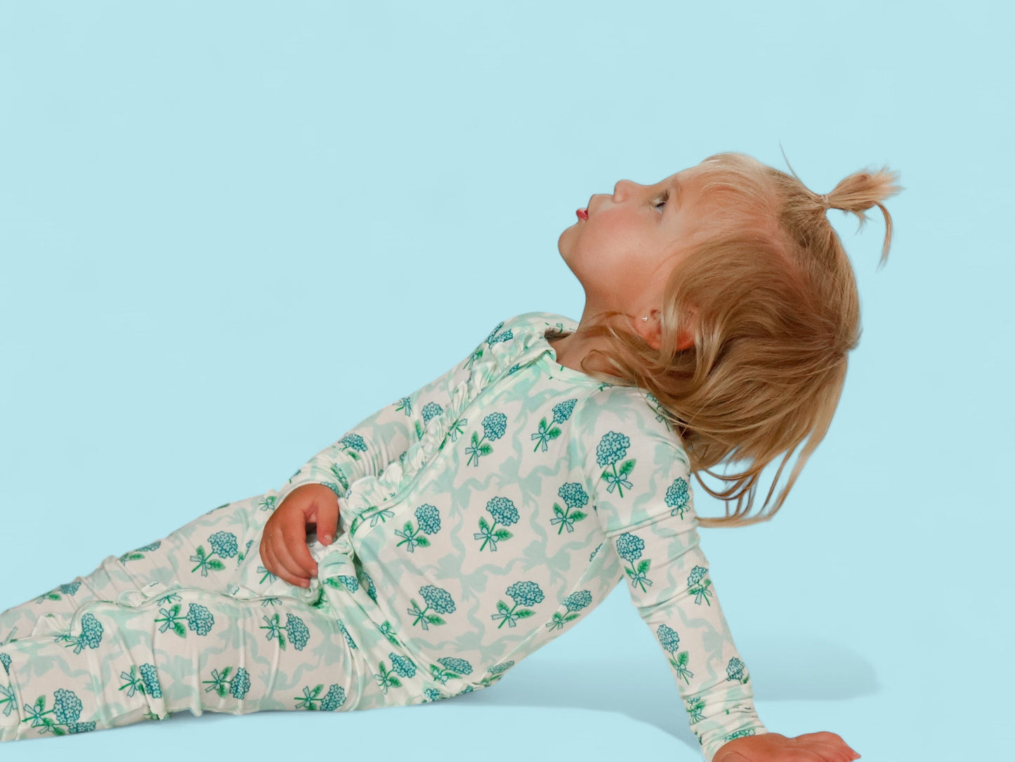 BLUE RIBBON BLOOMS DREAM RUFFLE ROMPER
