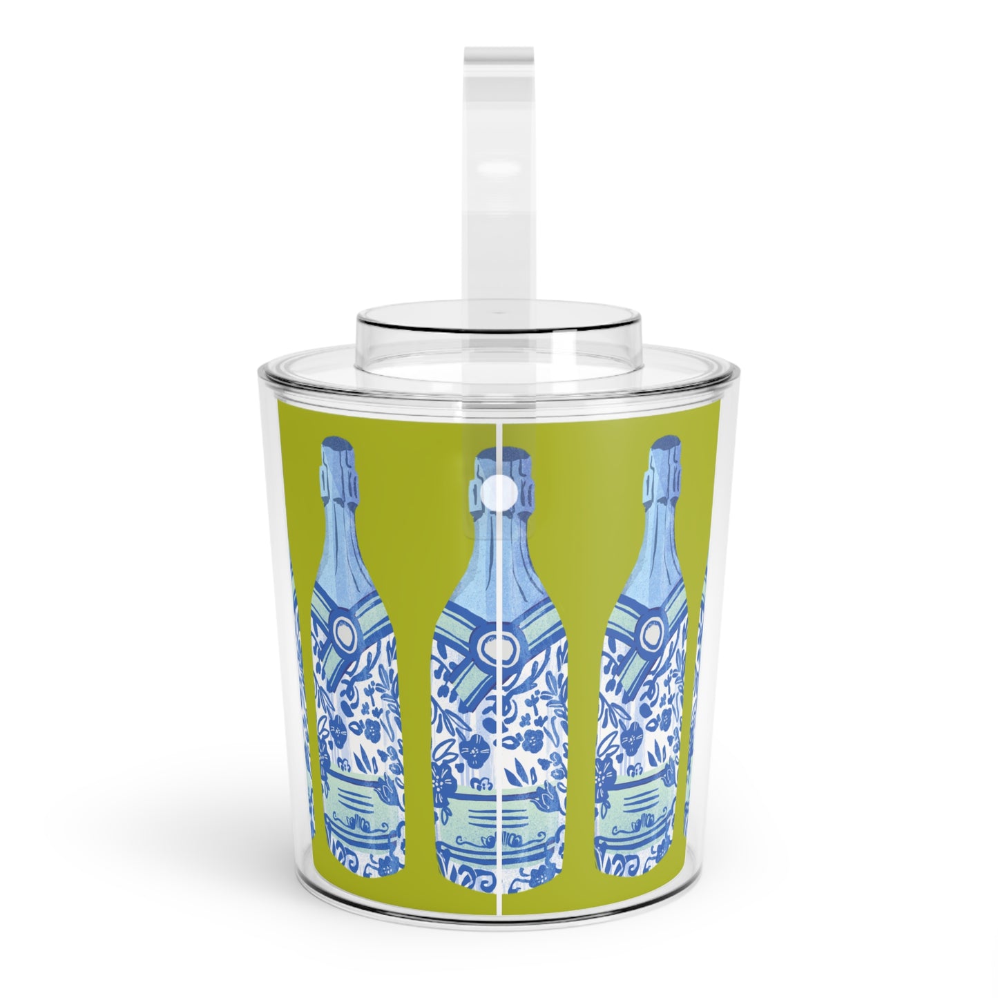 Bubbly Bottle Ice Bucket in Green