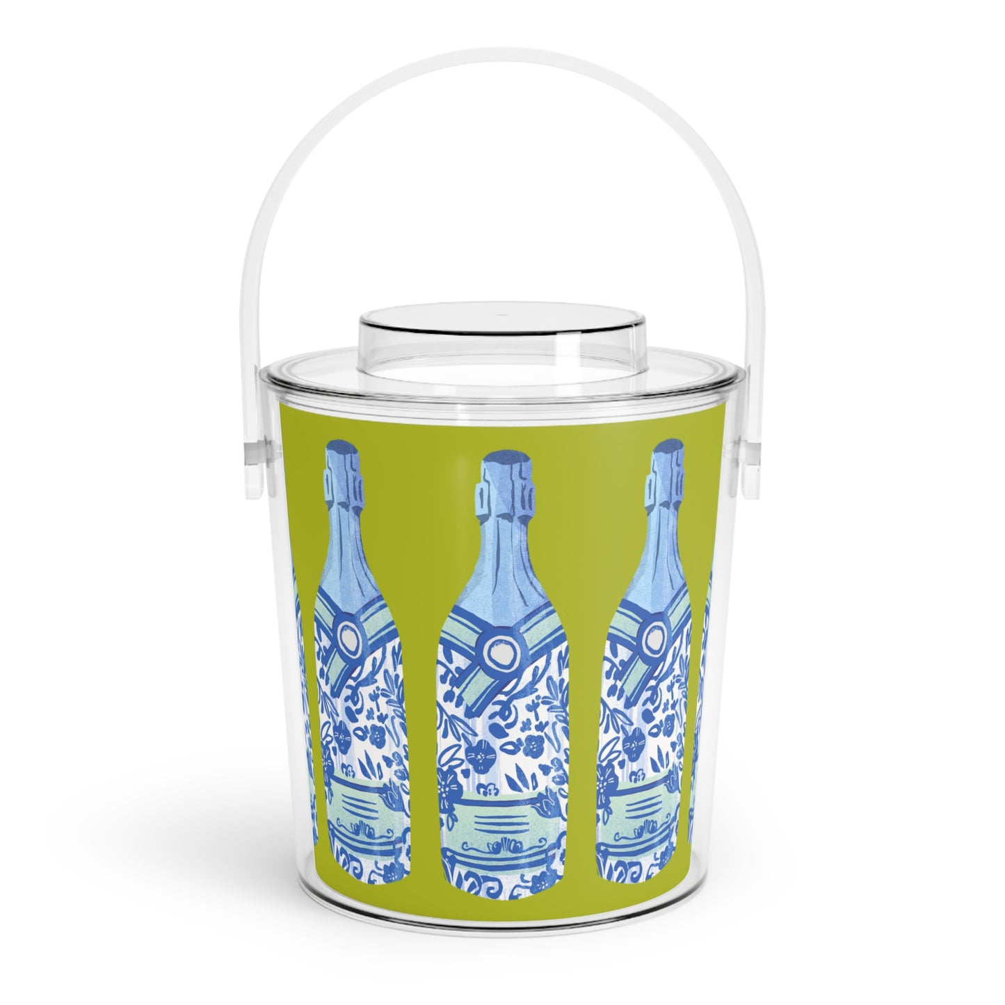 Bubbly Bottle Ice Bucket in Green