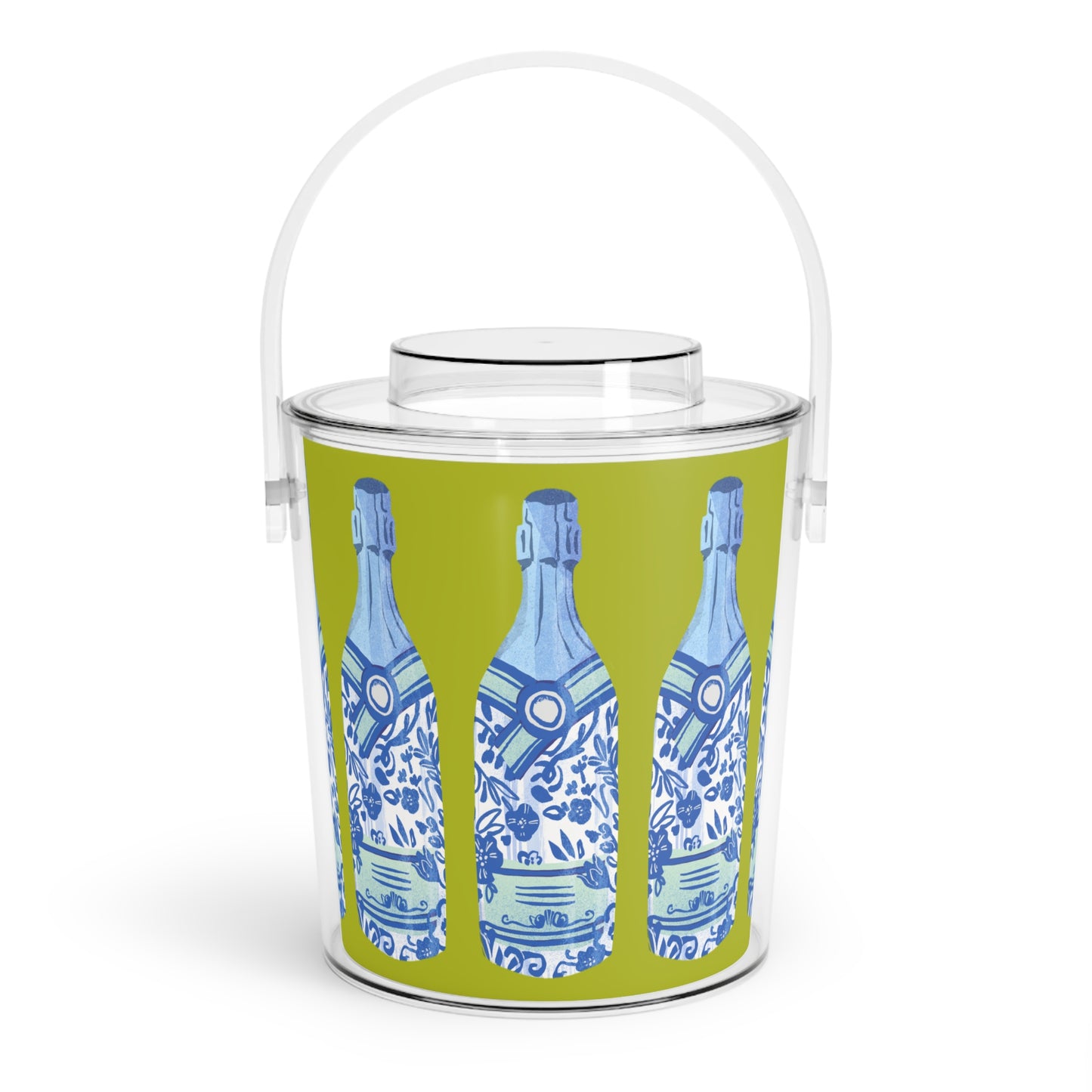 Bubbly Bottle Ice Bucket in Green