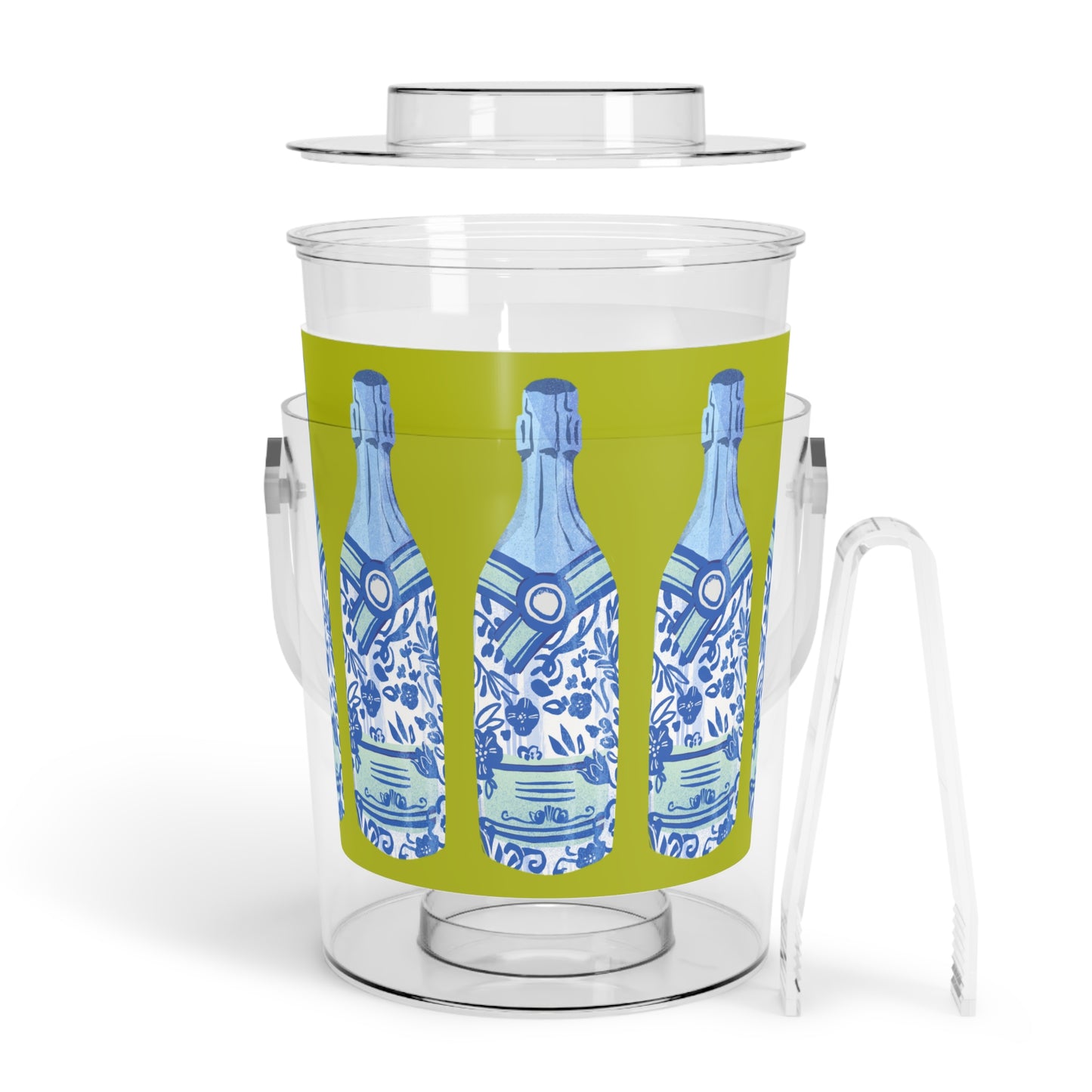 Bubbly Bottle Ice Bucket in Green