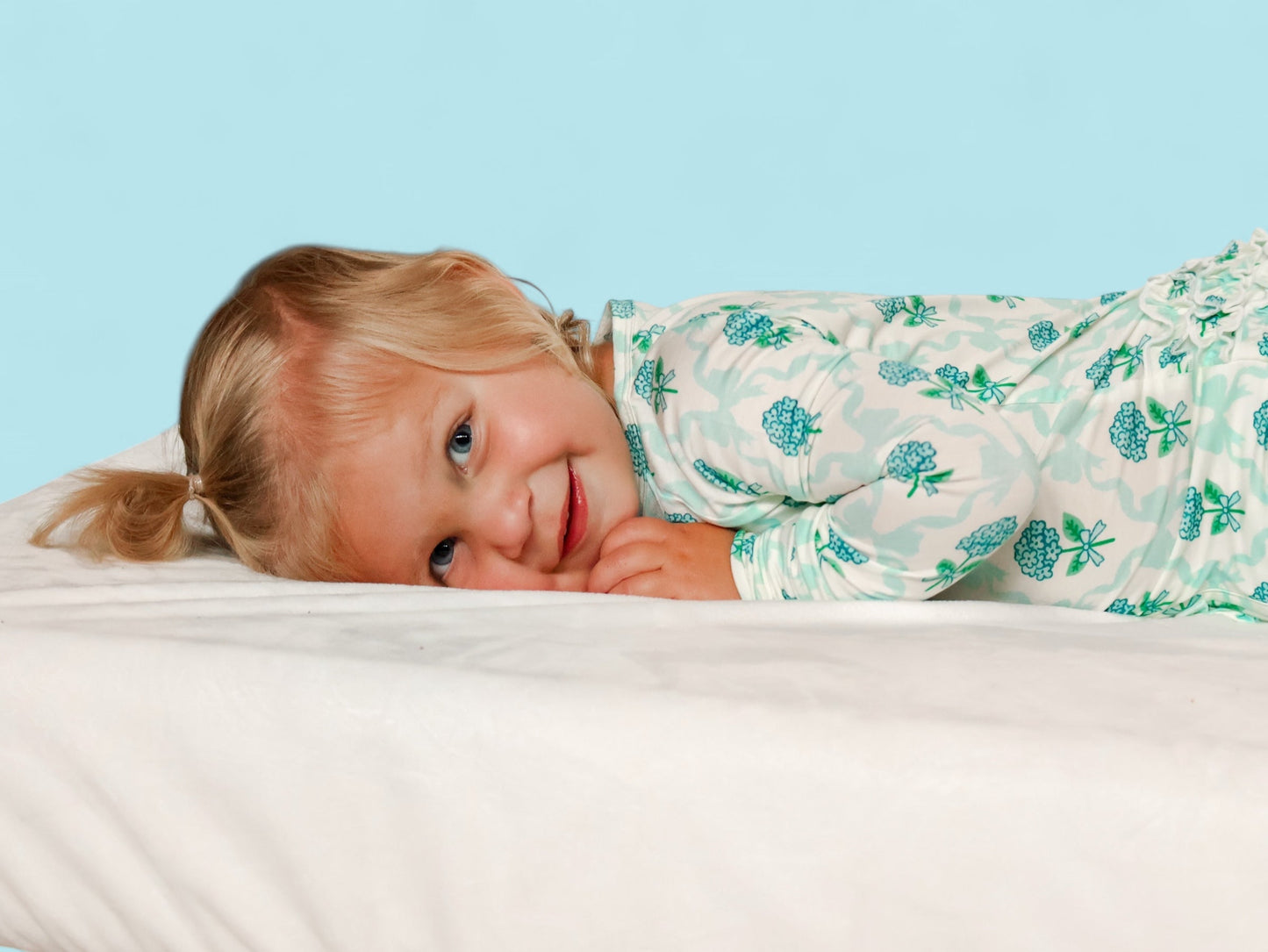 BLUE RIBBON BLOOMS DREAM RUFFLE ROMPER