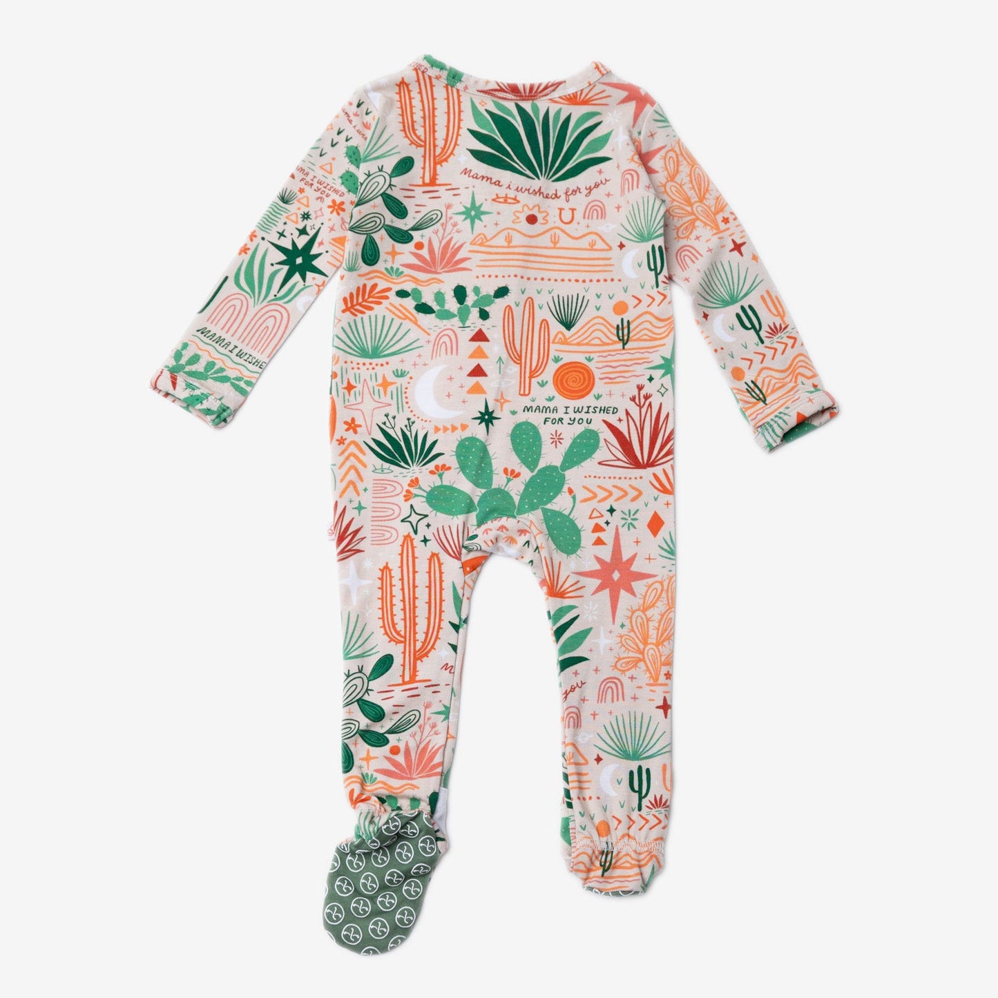 The Second-Skin Footie | Desert Cactus Vibes | "Mama, I Wished for You"