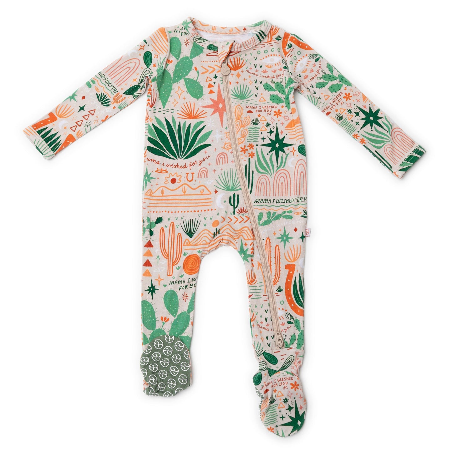 The Second-Skin Footie | Desert Cactus Vibes | "Mama, I Wished for You"