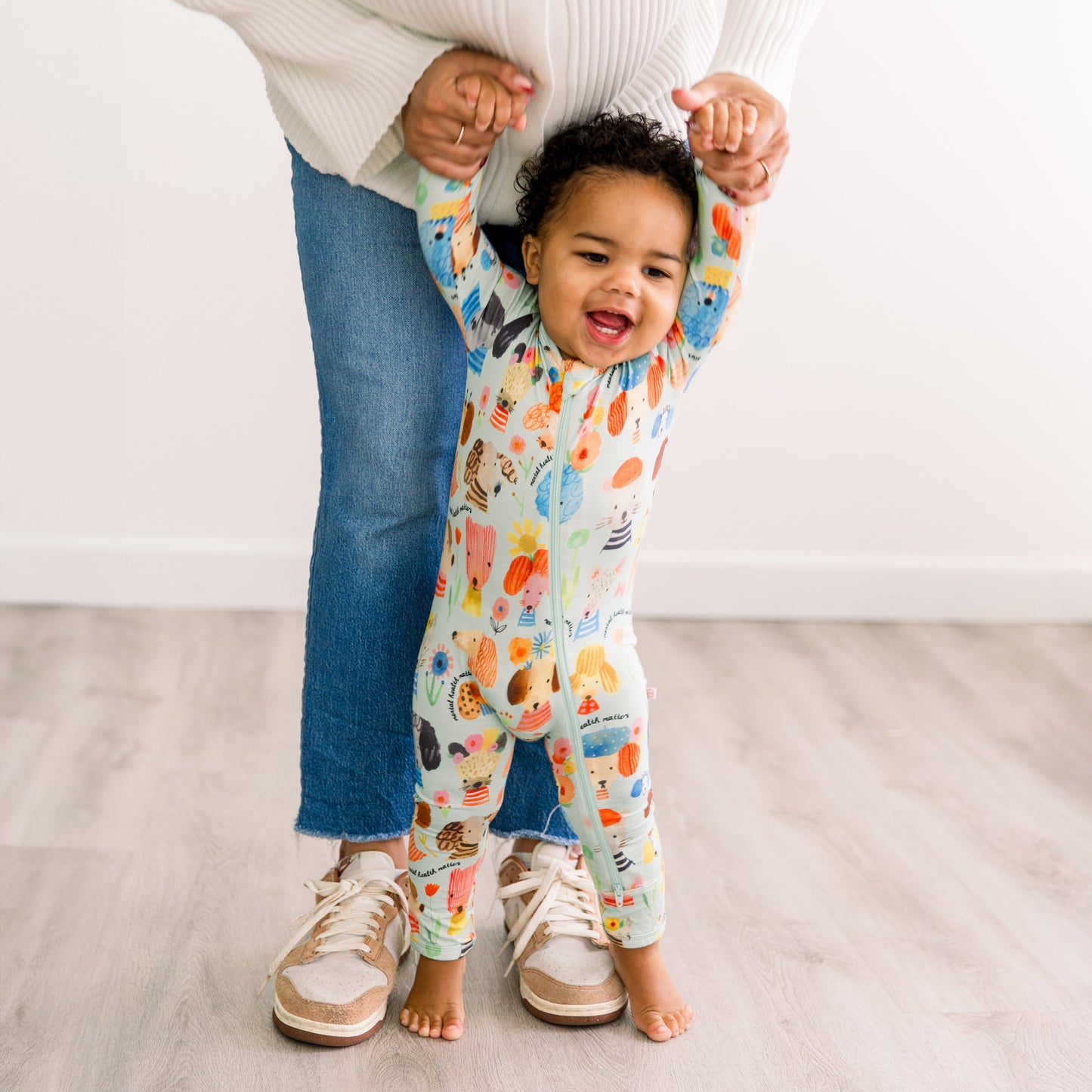 The Second-Skin Footless Romper | Mindful Doggos | "Mental Health Matters"