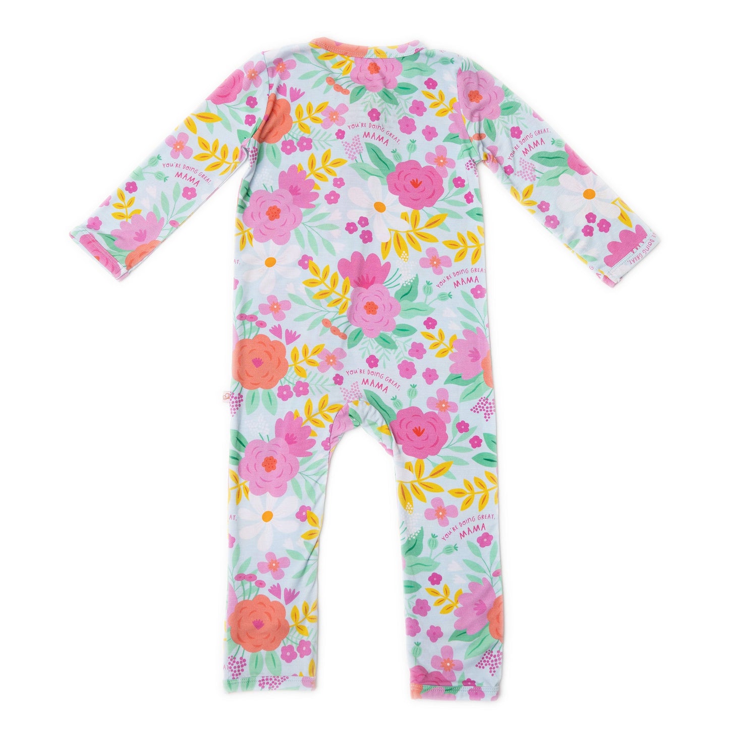 The Second-Skin Footless Romper | Flower Power | "You're Doing Great, Mama"