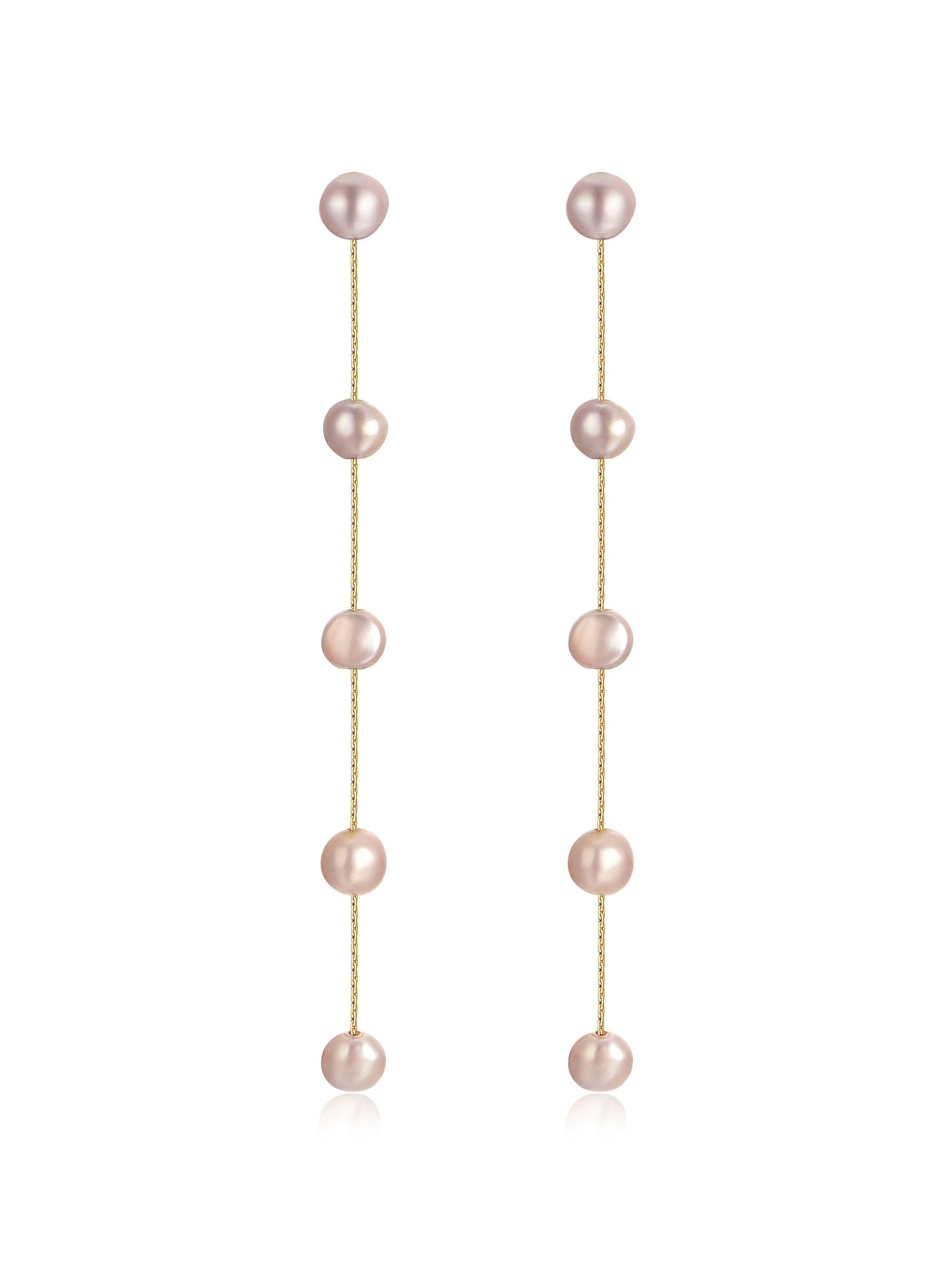 Dripping Pearl Delicate Drop Earrings