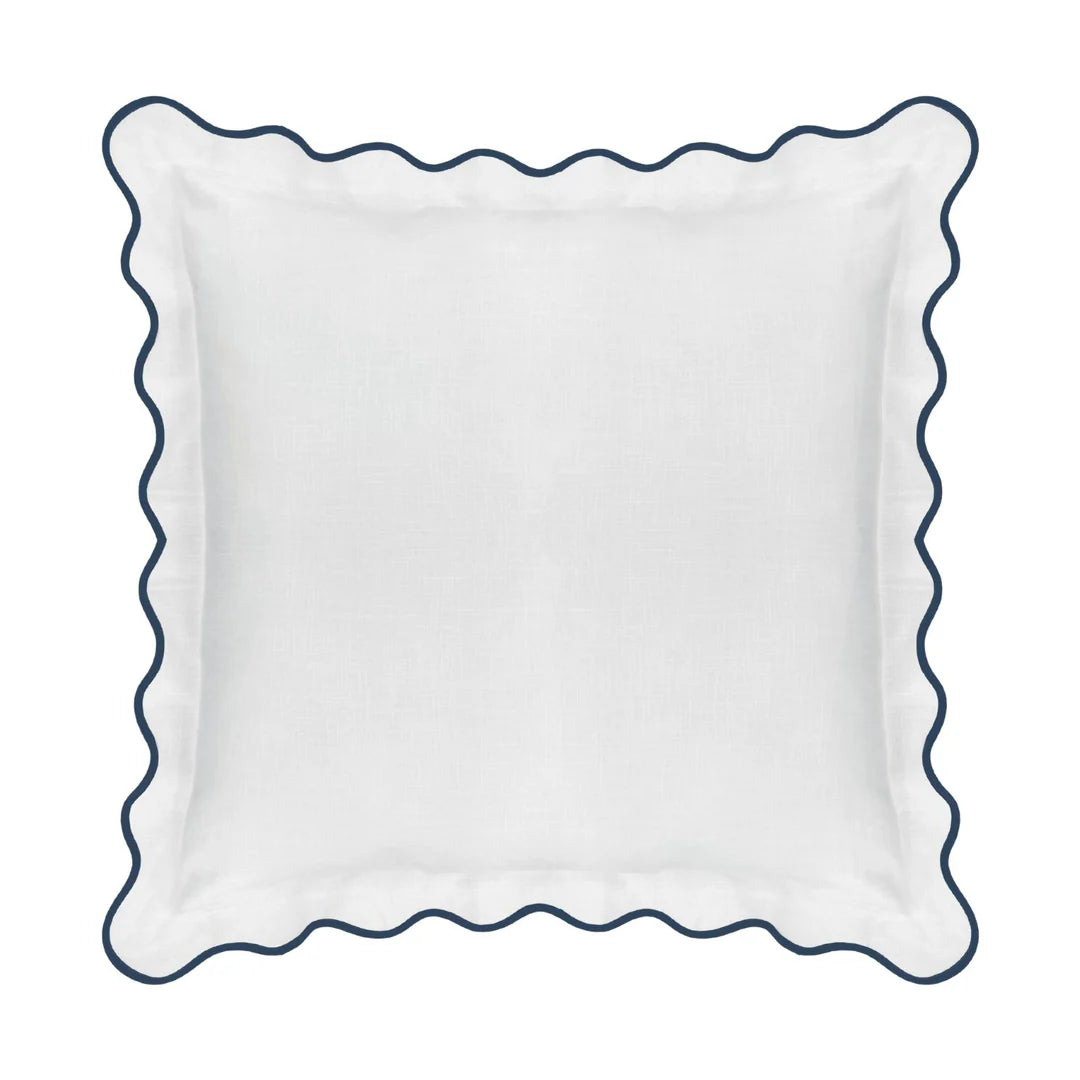 Scalloped Euro Sham (3 Colors)