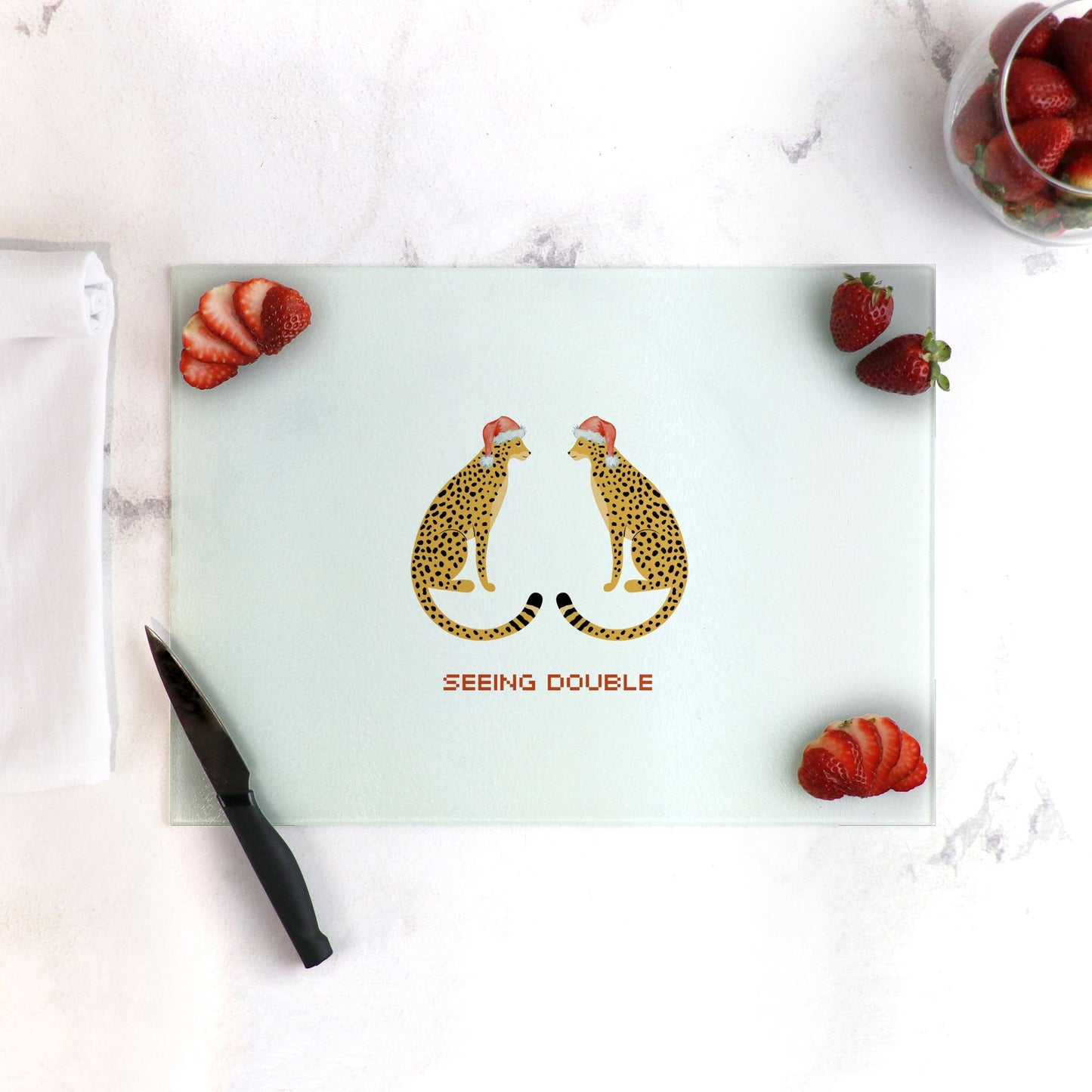 Seeing Double Cutting Board
