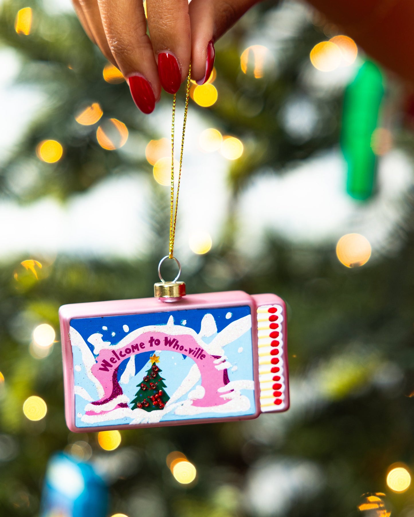 Matchbook Ornament - Whoville