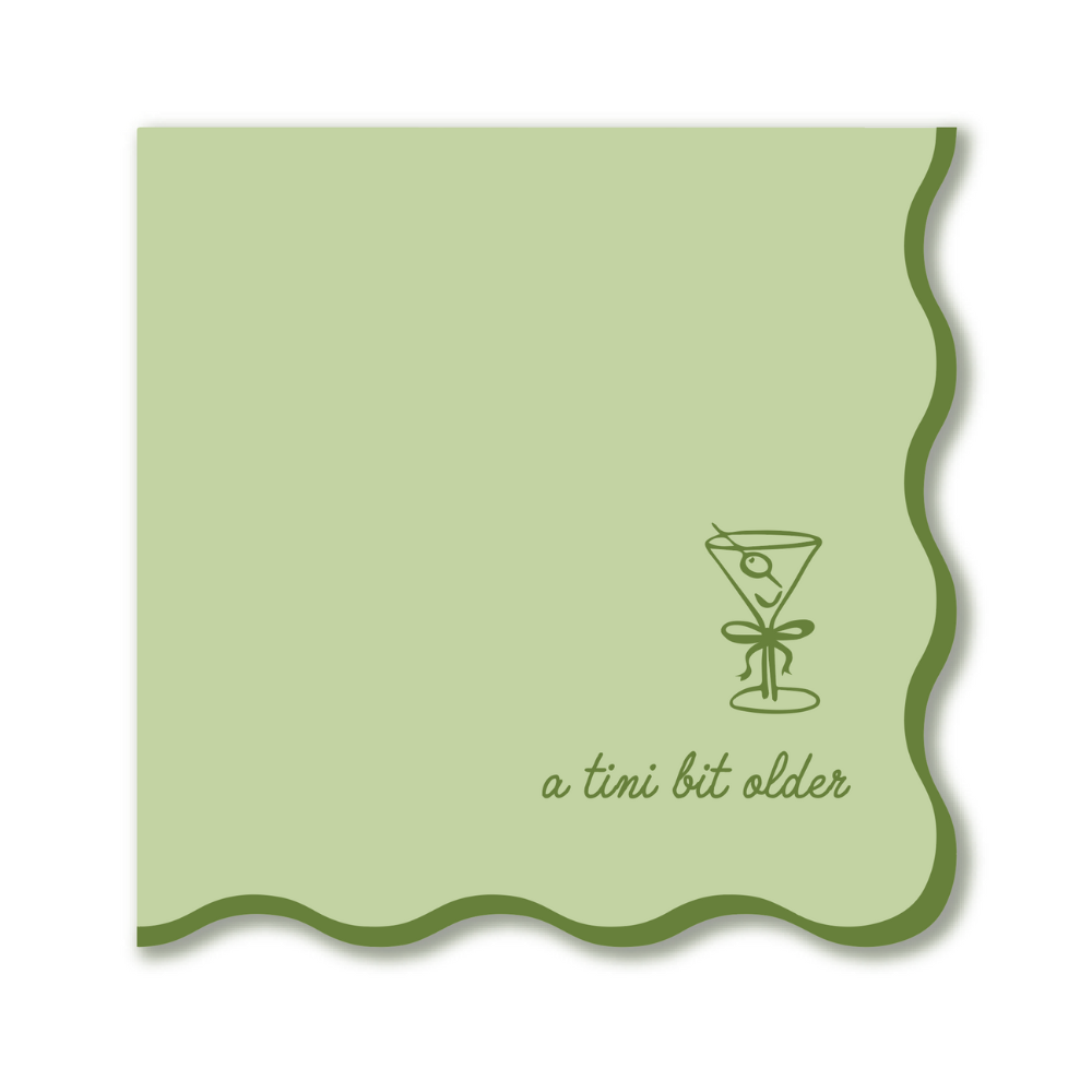 Tini Bit Older - Classic Martini - Cocktail Napkins