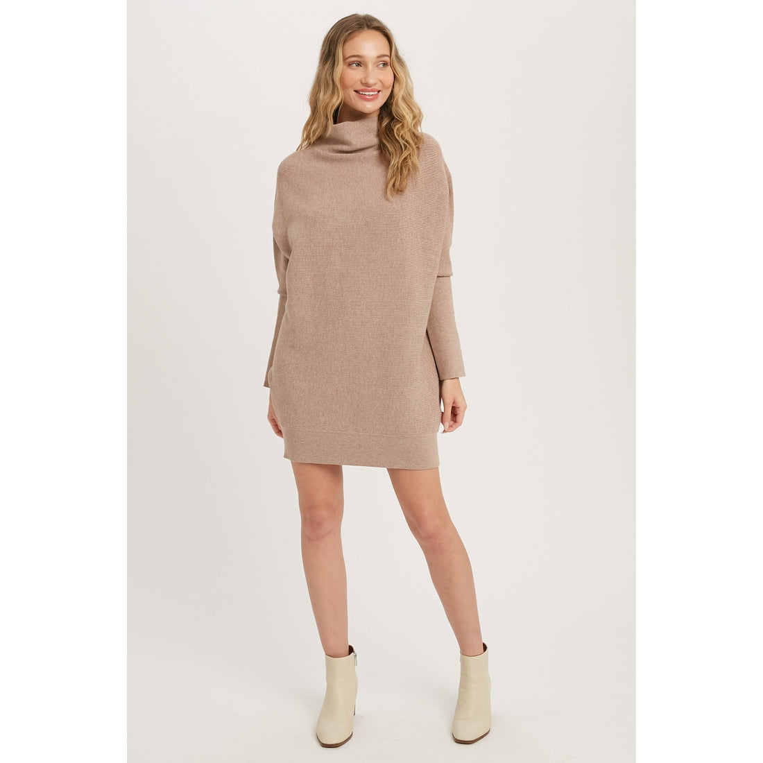Latte Dolman Tunic Sweater
