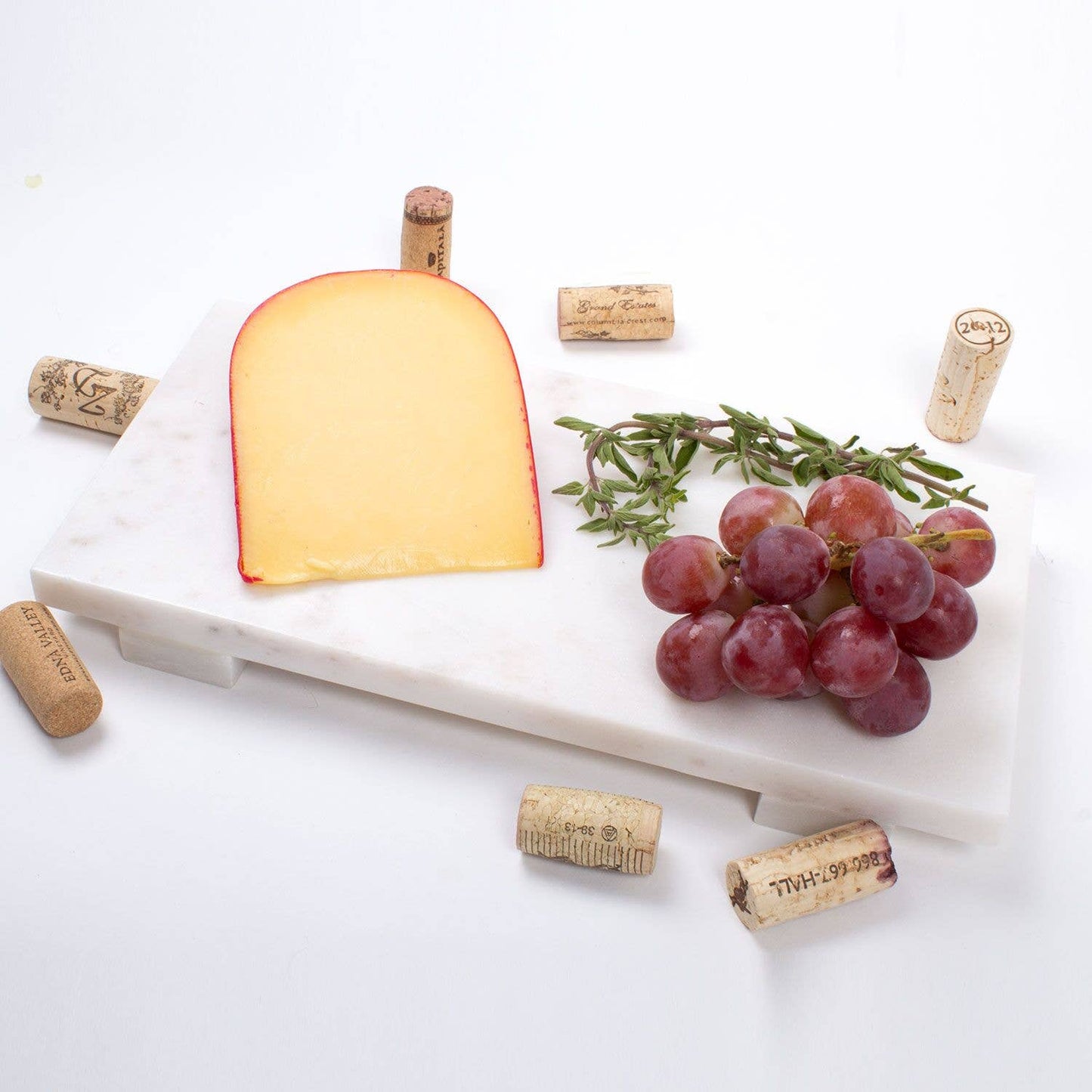 Small White Marble Cheese Board - Salud HTX