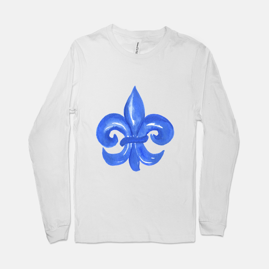 Fleur de Lis Long Sleeve Tee