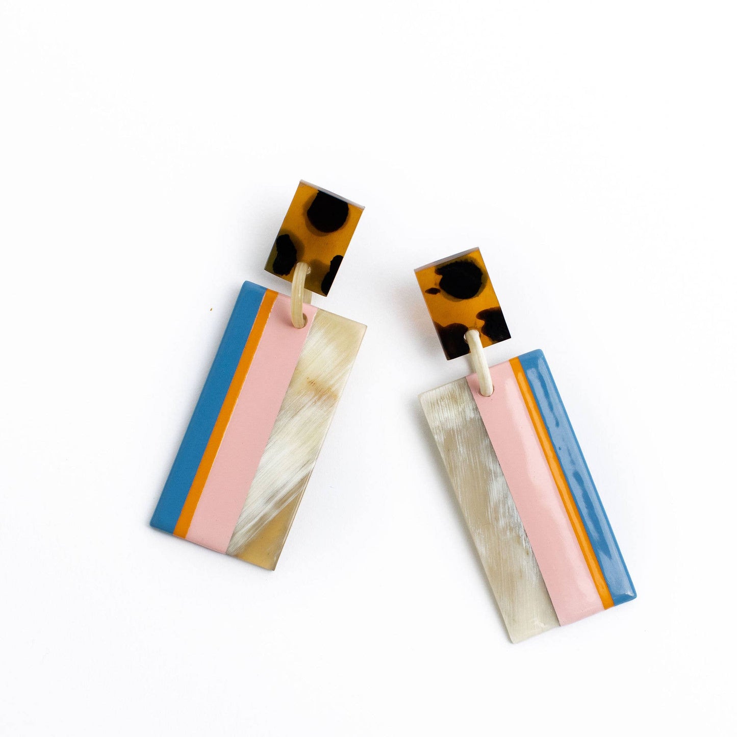 Easter Stripe Cabana Earrings