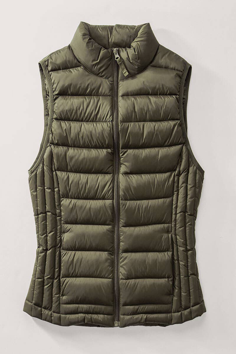 Urban Daizy - ULTRA LIGHT ZIP UP PUFFER VEST - Salud HTX
