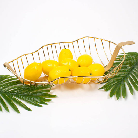 Banana Leaf Wire Fruit Bowl - Salud HTX