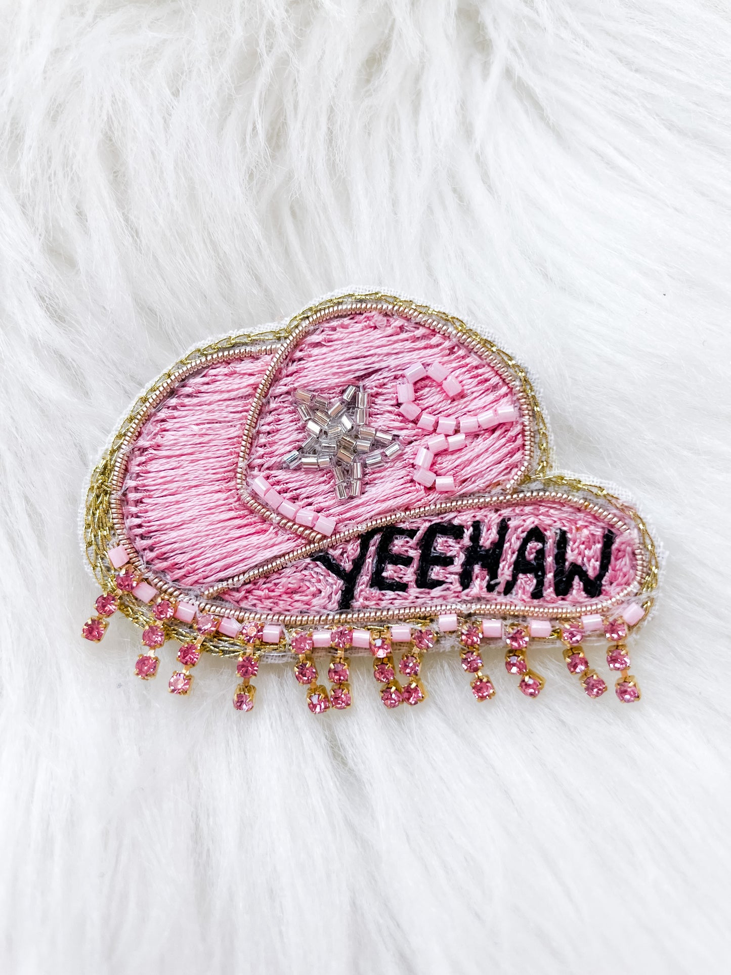 Yeehaw Hat Beaded Earrings