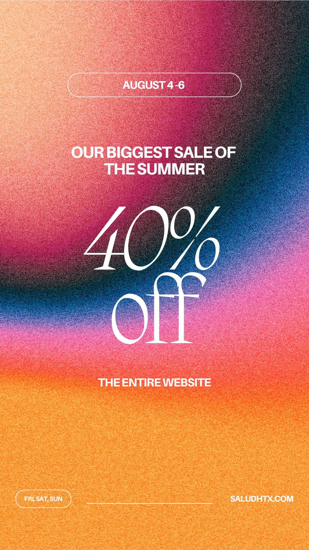Our Biggest Sale of the Summer is Here