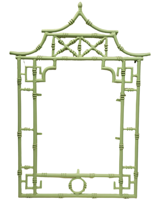 Green Pagoda Mirror