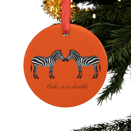 Make it a Double Ornament in Orange