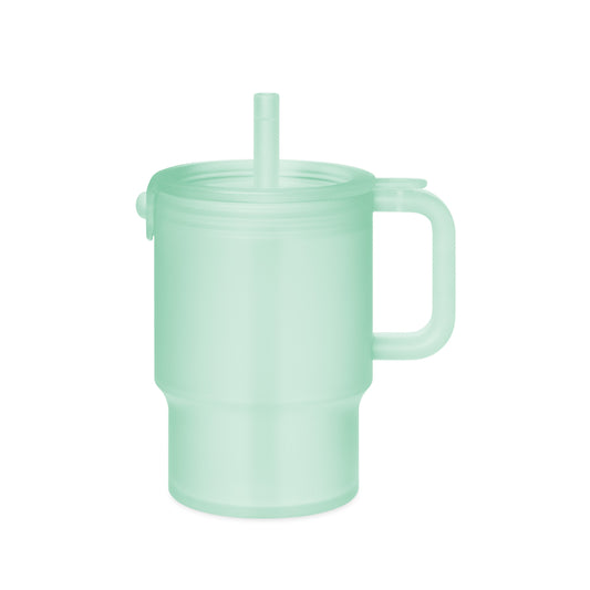 Olababy Silicone Tumbler with Straw for Big-Kid Drinks (11oz)