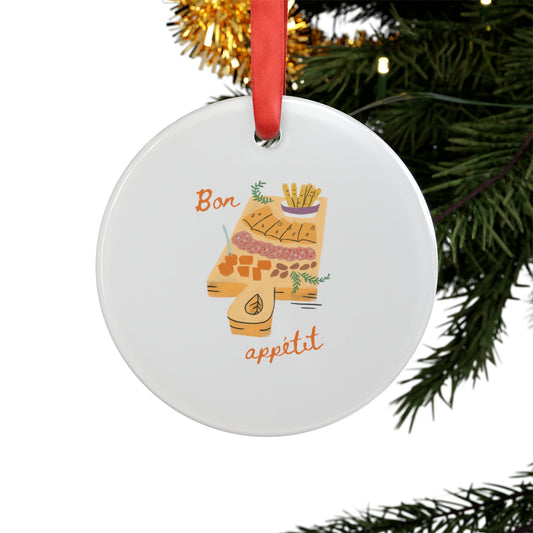 Bon Appetit Acrylic Ornament