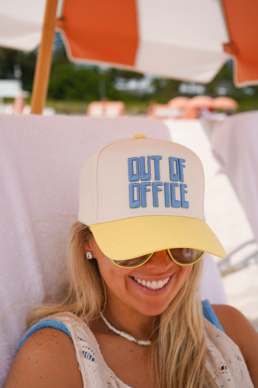 Out of Office - Butter Yellow Trucker Hat