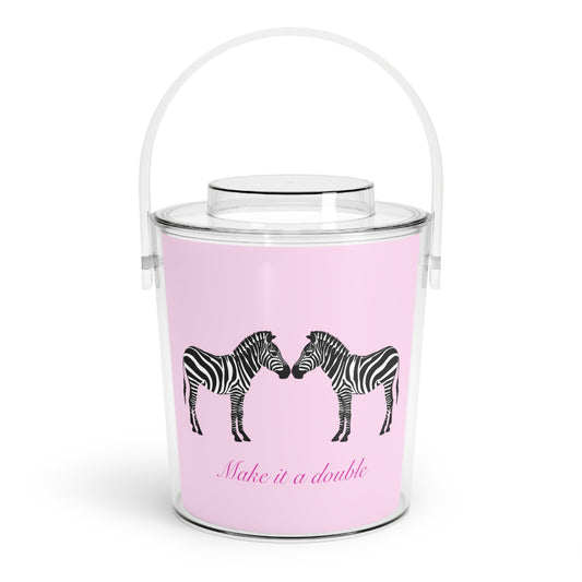 Make it a Double Ice Bucket in Pink