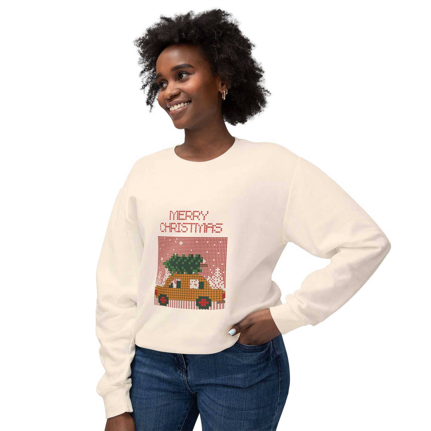 Christmas Crewneck Sweatshirt - Classic Holiday Sweater Design