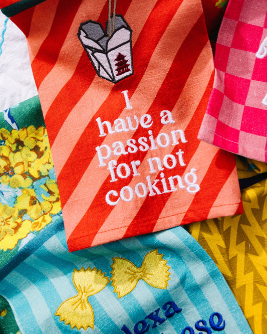 Not Cooking Passion Dish Towel