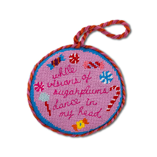 Needlepoint Ornament - Sugar Plums