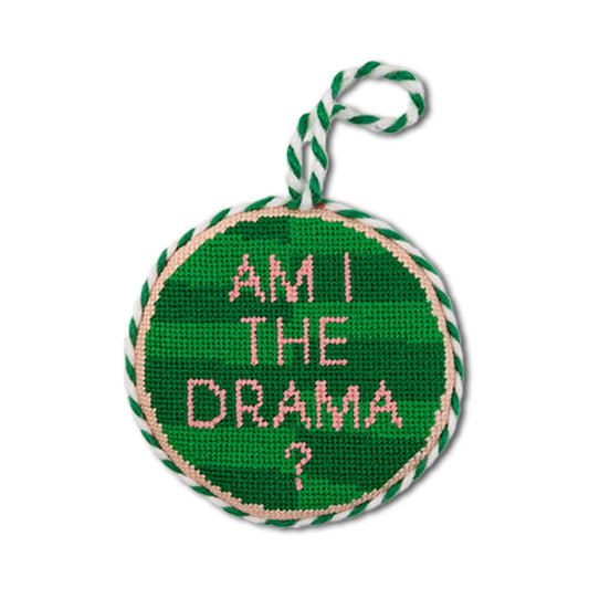 Needlepoint Ornament - Drama