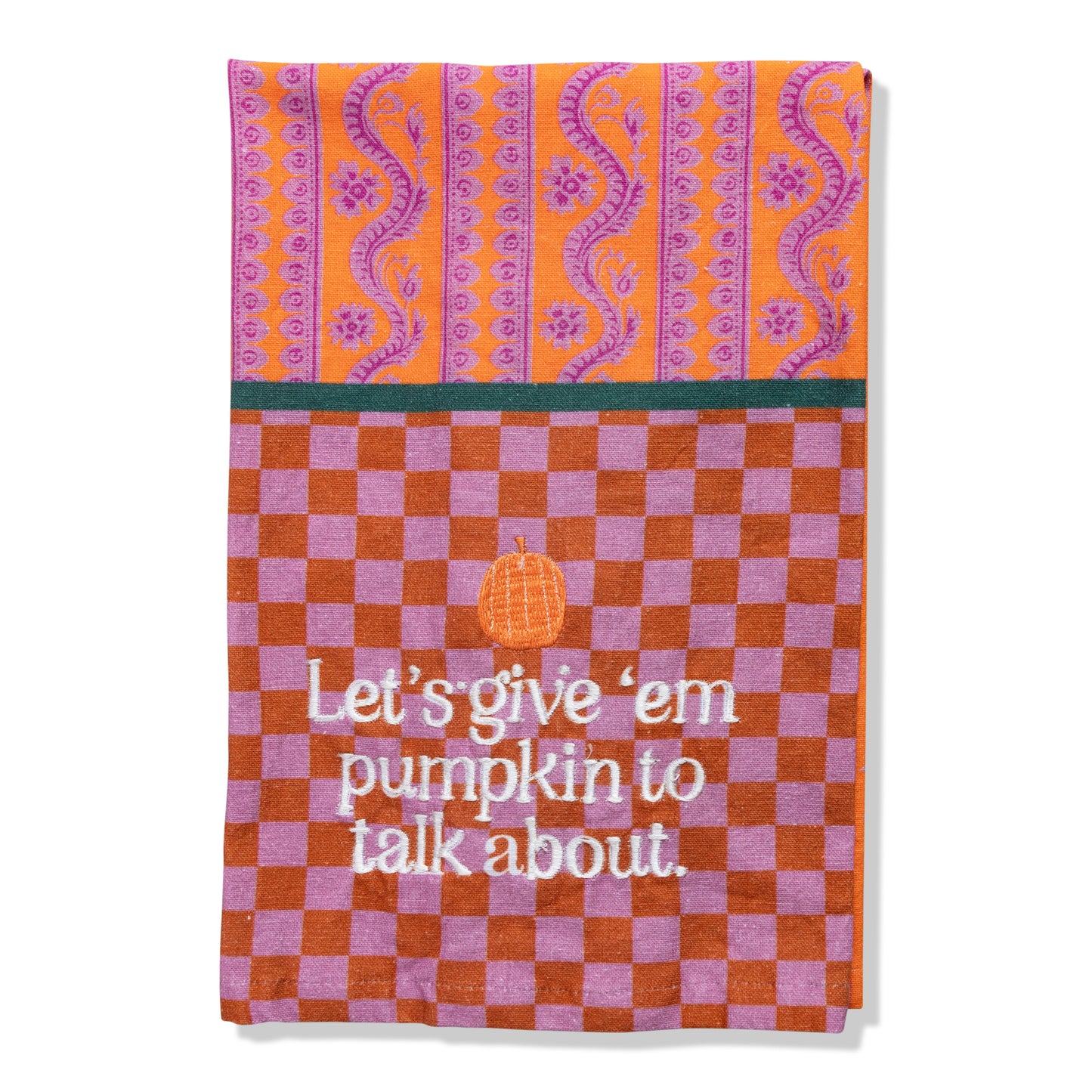 Pumpkin To Talk About Dish Towel