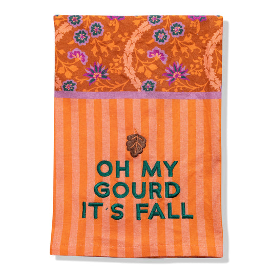 Oh My Gourd Dish Towel