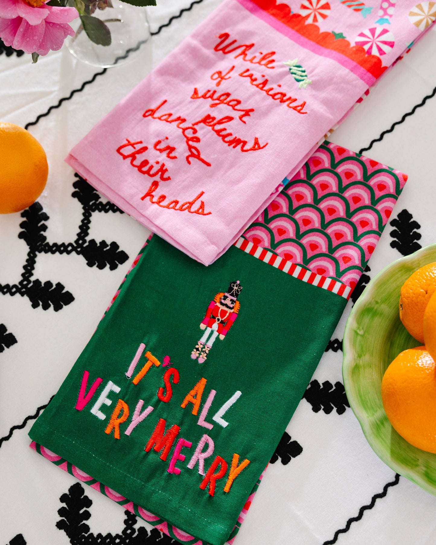 Very Merry Dish Towel