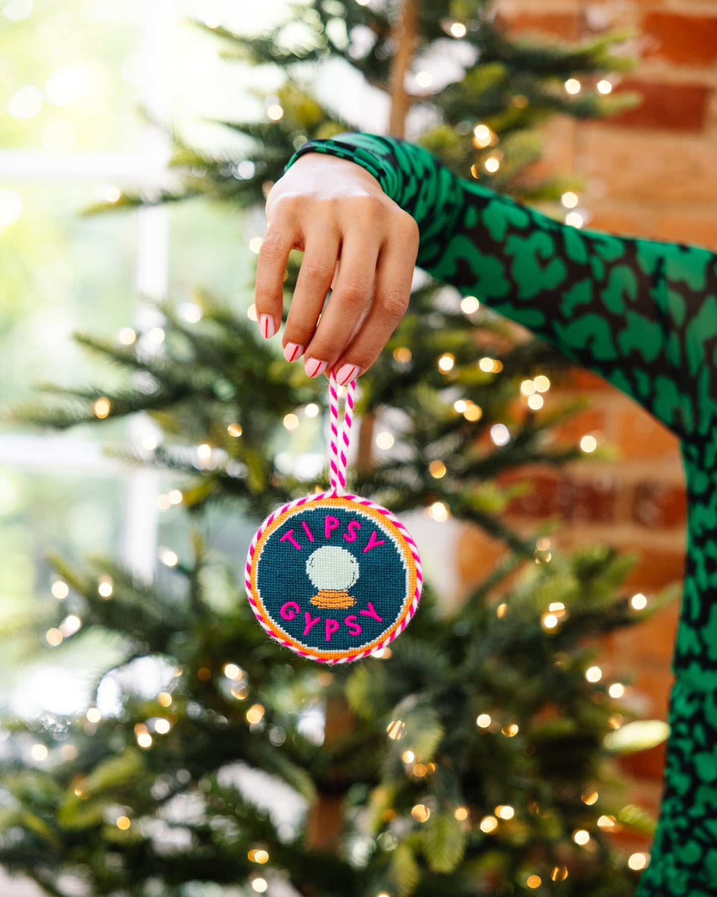 Needlepoint Ornament - Tipsy Gypsy