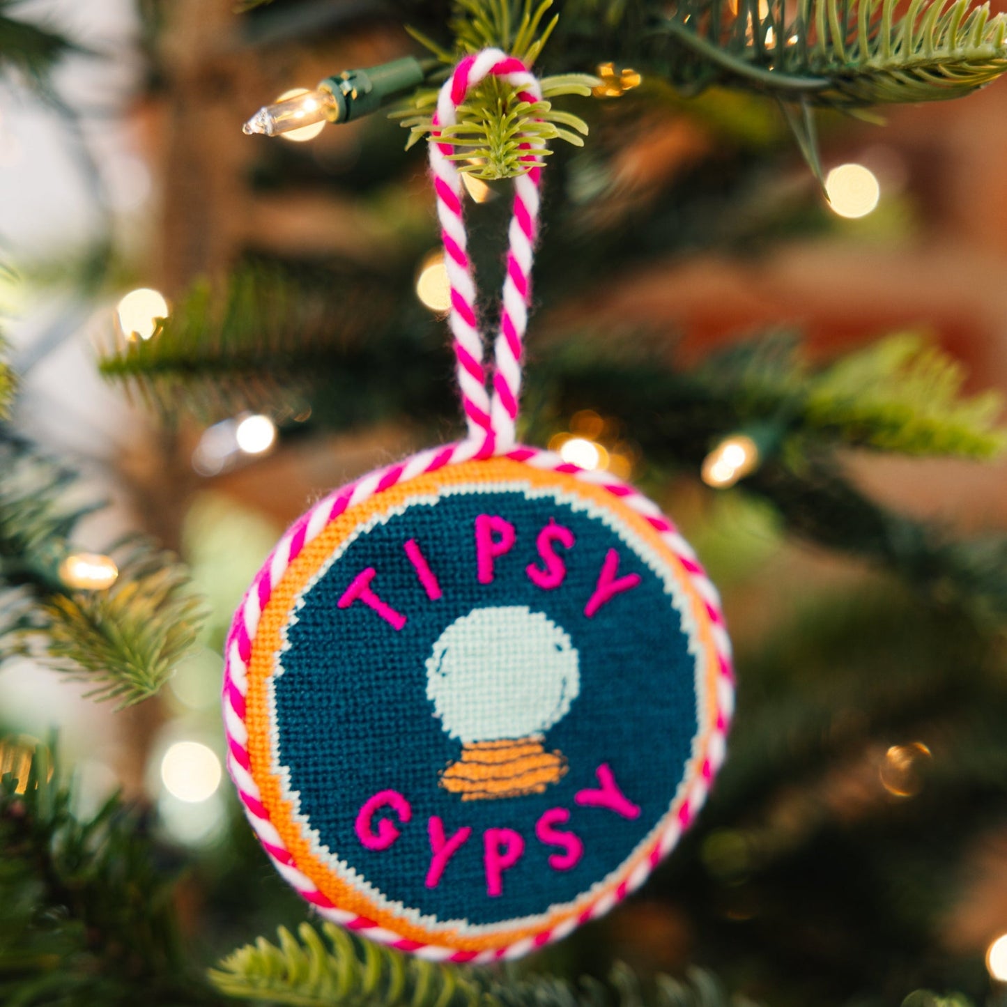 Needlepoint Ornament - Tipsy Gypsy