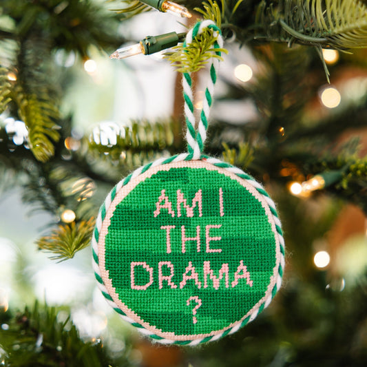 Needlepoint Ornament - Drama