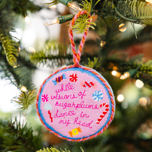 Needlepoint Ornament - Sugar Plums
