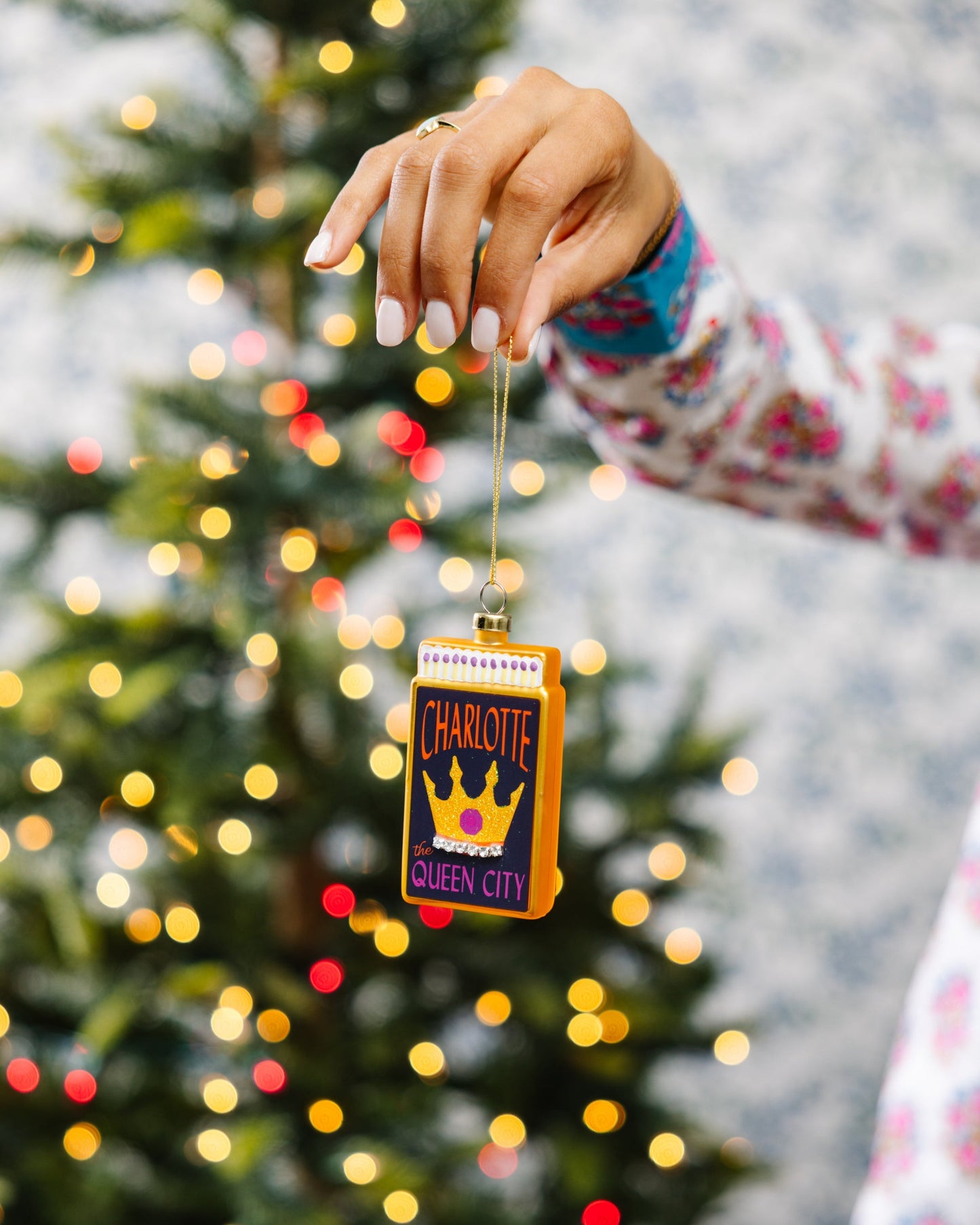 Matchbook Ornament - Charlotte