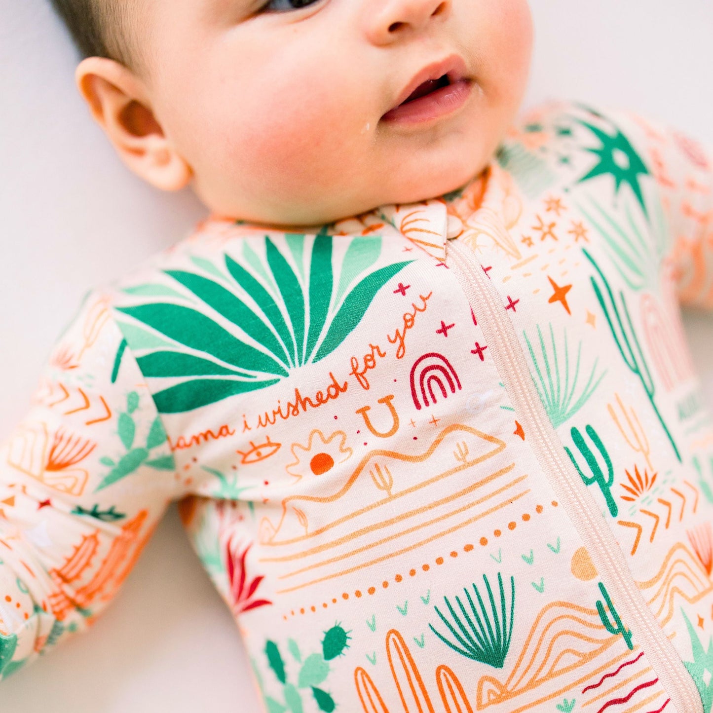 The Second-Skin Footie | Desert Cactus Vibes | "Mama, I Wished for You"