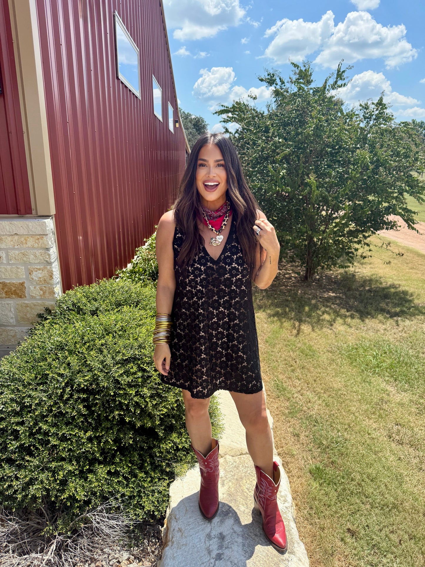 Lola Mini Dress- Dahlia