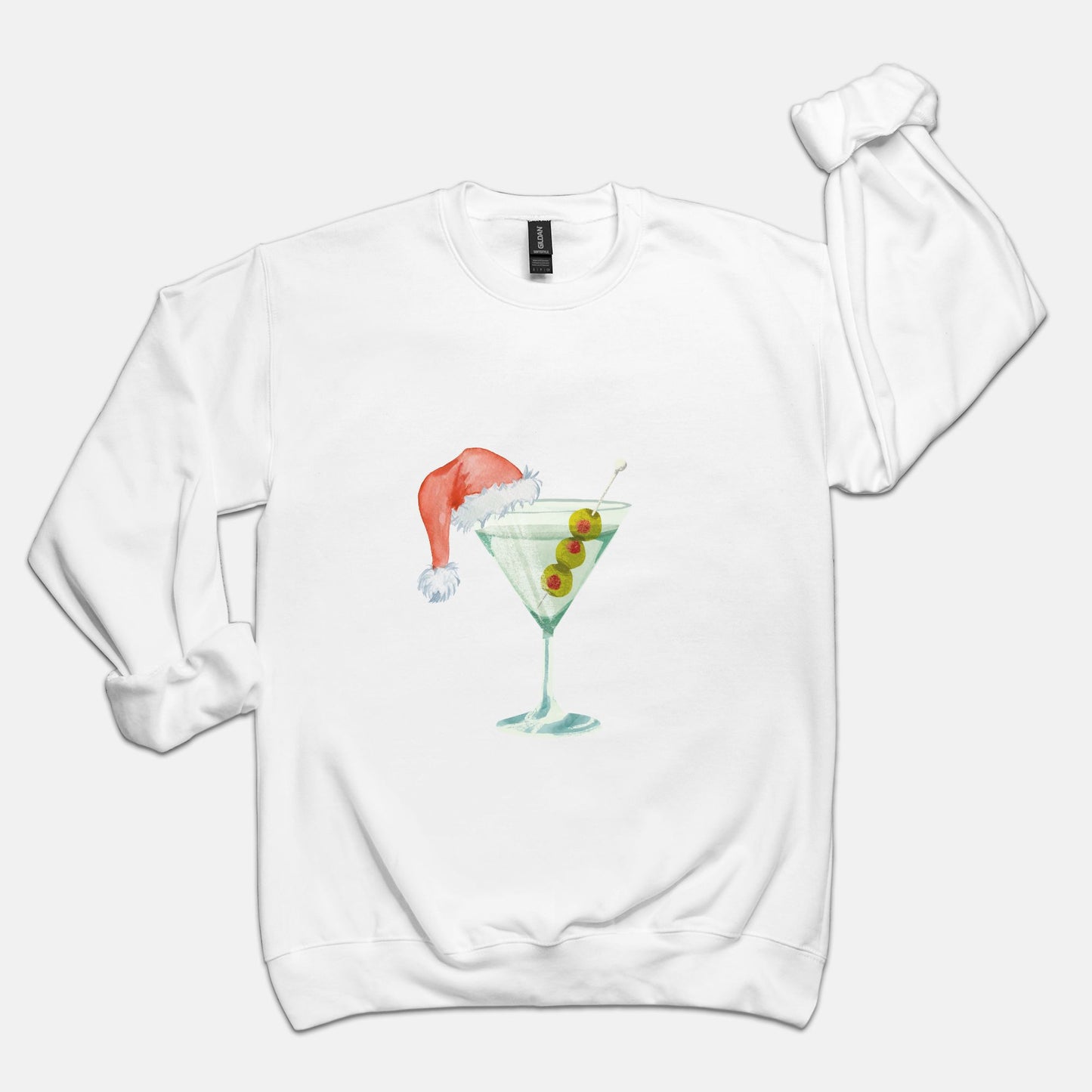 Santa Martini Sweatshirt