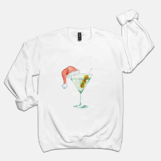 Santa Martini Sweatshirt