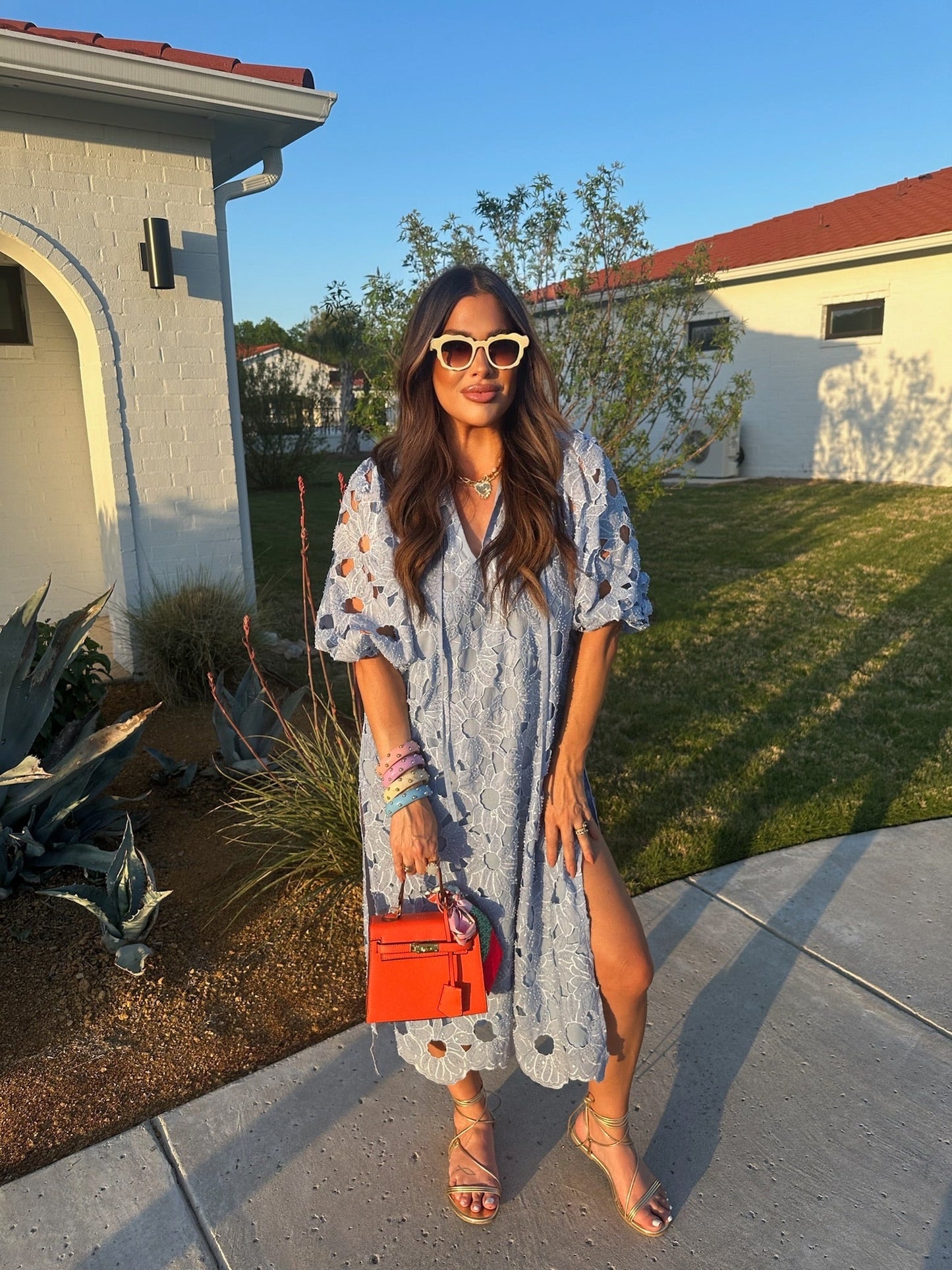 Pamela Poppy Maxi Dress